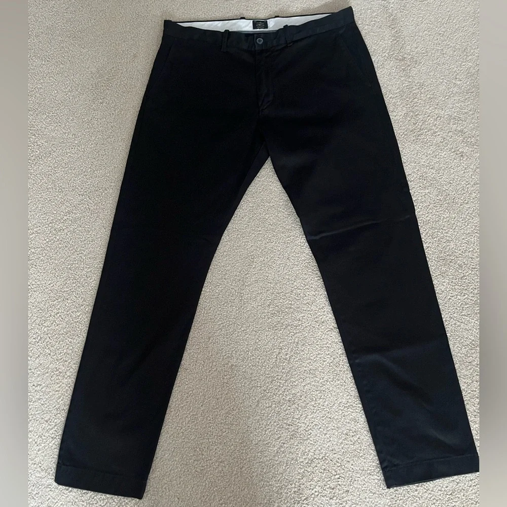 Men’s J. Crew Black Stretch Pants size 35 X 32